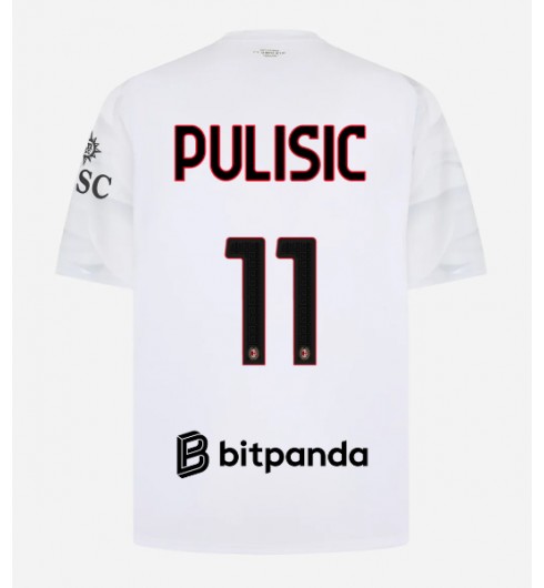 AC Milan Christian Pulisic #11 Venkovní Dres 2026-27 Krátký Rukáv AC Milan Christian Pulisic #11 Venkovní Dres 2026-27 Krátký Rukáv